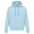 Light Blue - Front - Casual Classics Mens Ringspun Cotton Hoodie