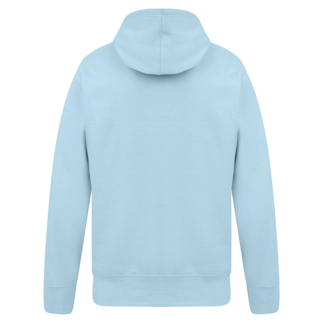 Light Blue - Back - Casual Classics Mens Ringspun Cotton Hoodie