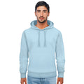 Light Blue - Side - Casual Classics Mens Ringspun Cotton Hoodie