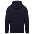 Navy - Back - Casual Classics Mens Ringspun Cotton Hoodie