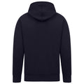 Navy - Back - Casual Classics Mens Ringspun Cotton Hoodie
