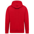 Red - Back - Casual Classics Mens Ringspun Cotton Hoodie