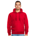 Red - Side - Casual Classics Mens Ringspun Cotton Hoodie