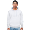 White - Side - Casual Classics Mens Ringspun Cotton Hoodie