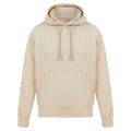 Sand - Front - Casual Classics Mens Ringspun Cotton Hoodie