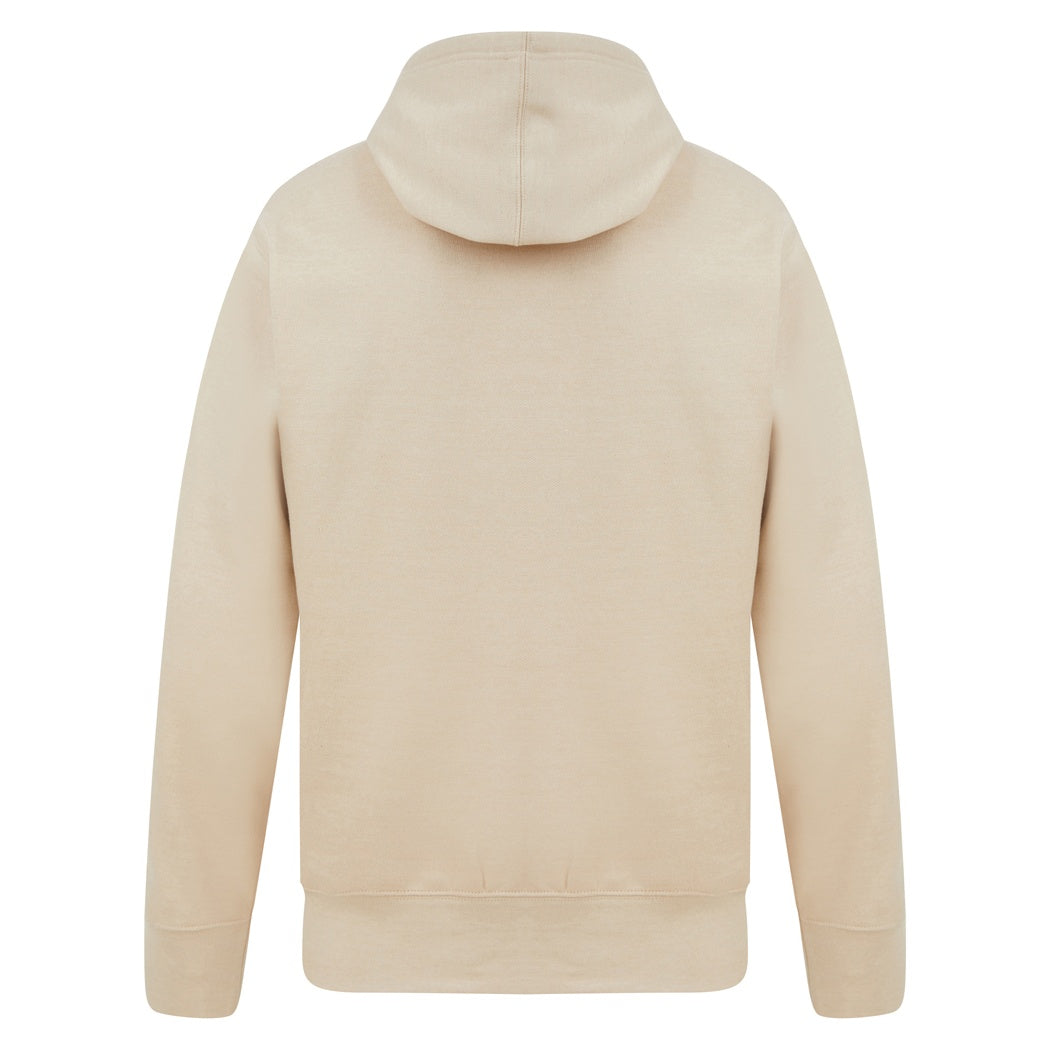 Sand - Back - Casual Classics Mens Ringspun Cotton Hoodie