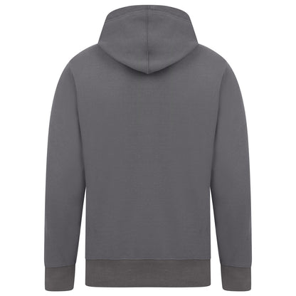 Charcoal - Back - Casual Classics Mens Ringspun Cotton Hoodie