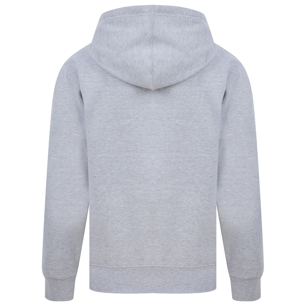 Sports Grey - Back - Casual Classics Mens Ringspun Cotton Hoodie
