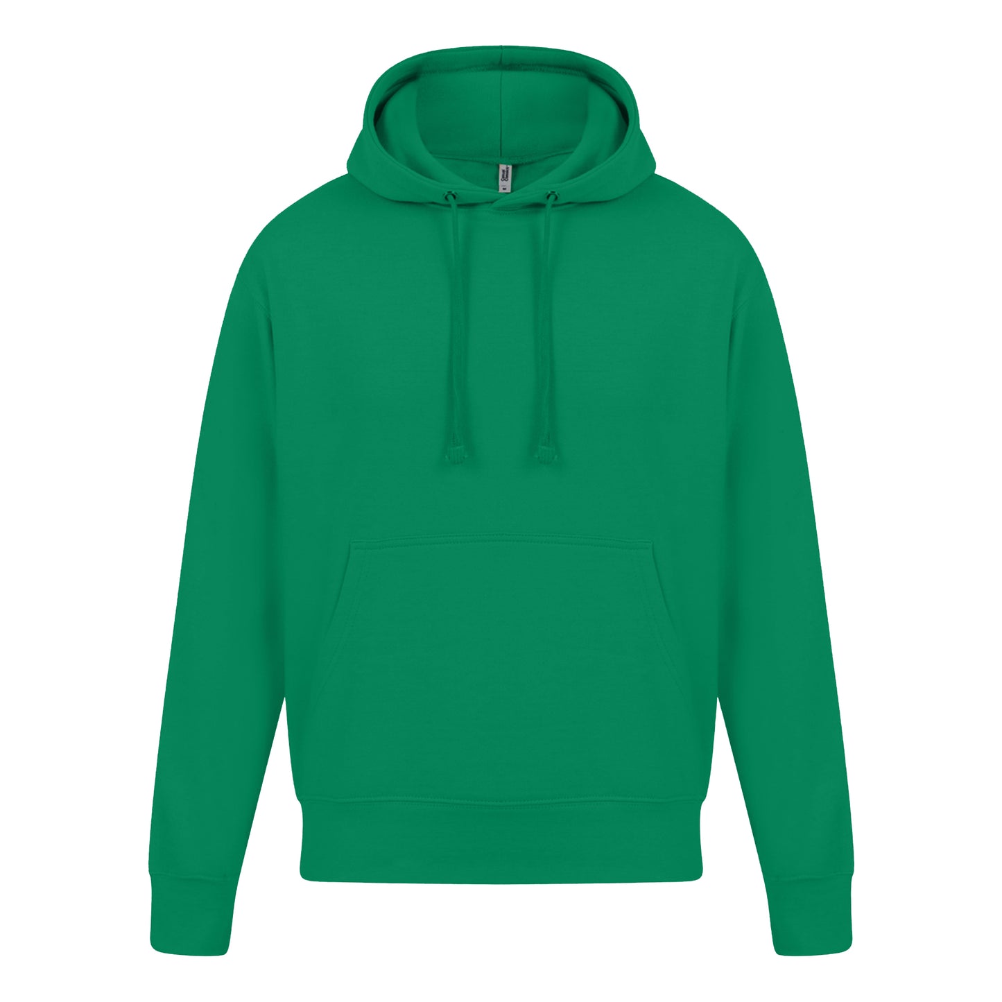 Kelly Green - Front - Casual Classics Mens Ringspun Cotton Hoodie