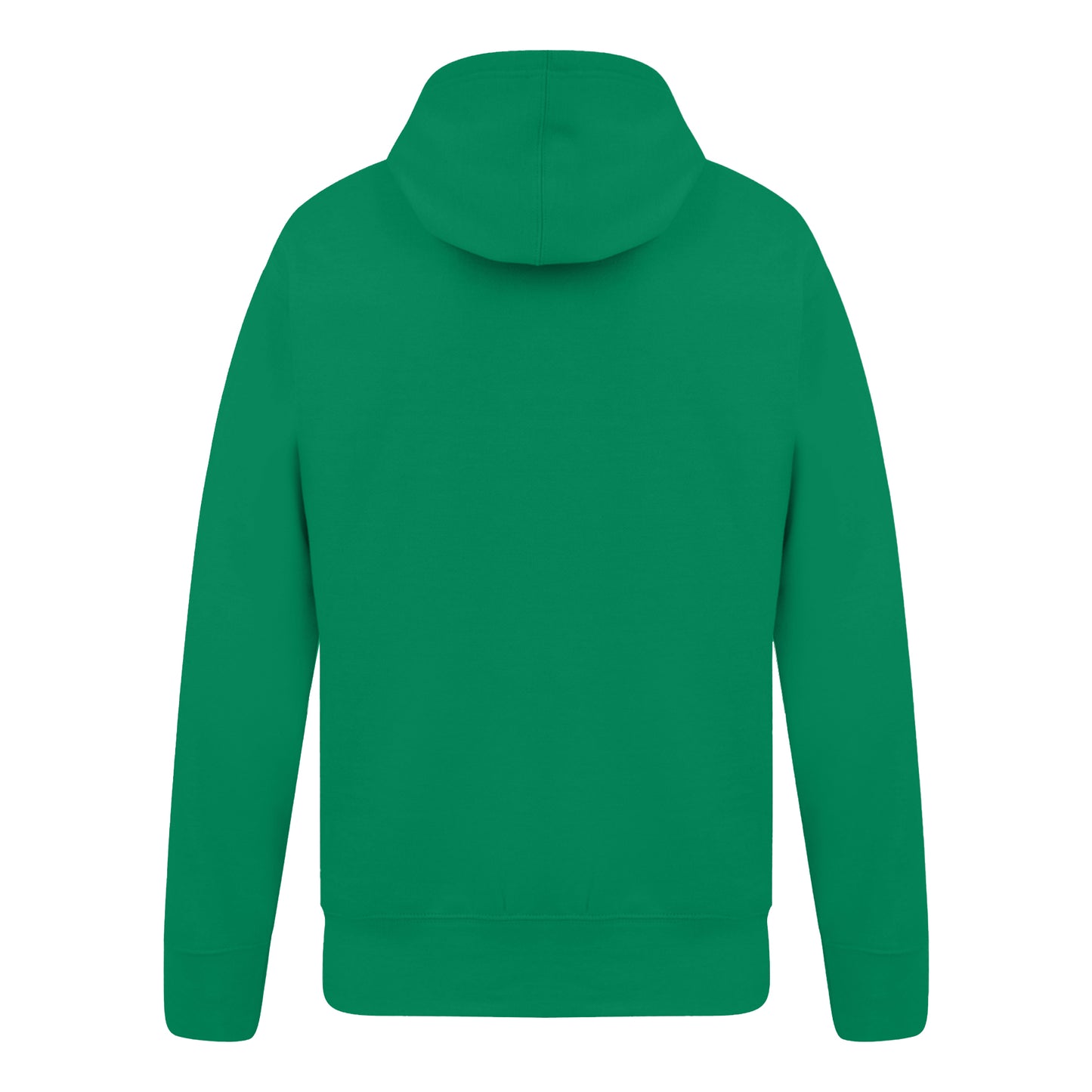 Kelly Green - Back - Casual Classics Mens Ringspun Cotton Hoodie