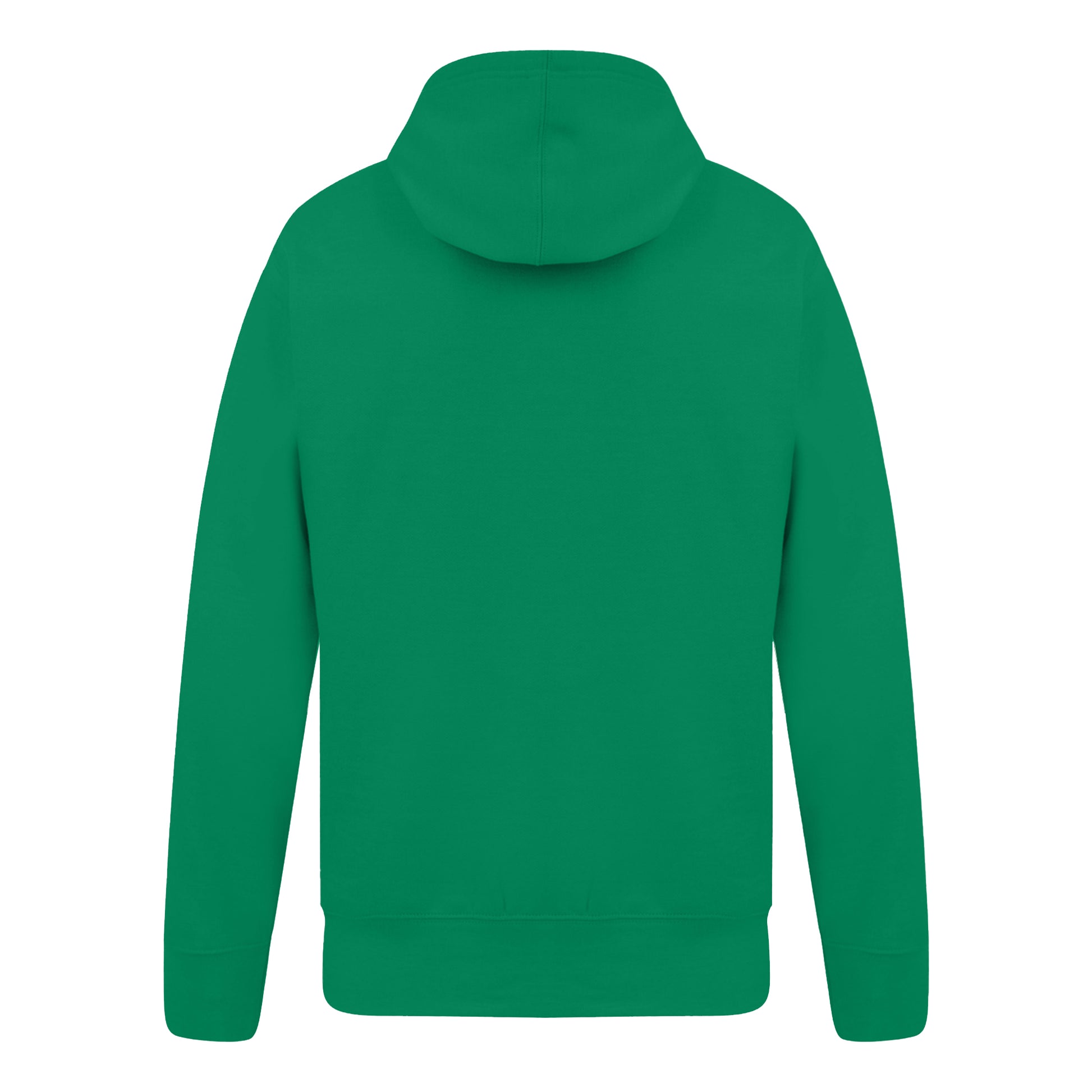 Kelly Green - Back - Casual Classics Mens Ringspun Cotton Hoodie