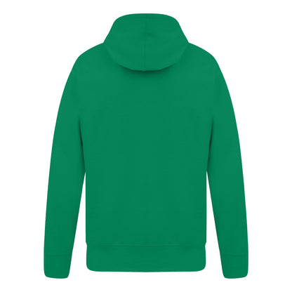 Kelly Green - Back - Casual Classics Mens Ringspun Cotton Hoodie