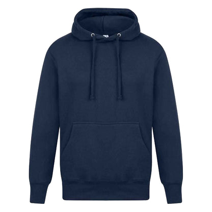 Dark Royal - Front - Casual Classics Mens Ringspun Cotton Hoodie