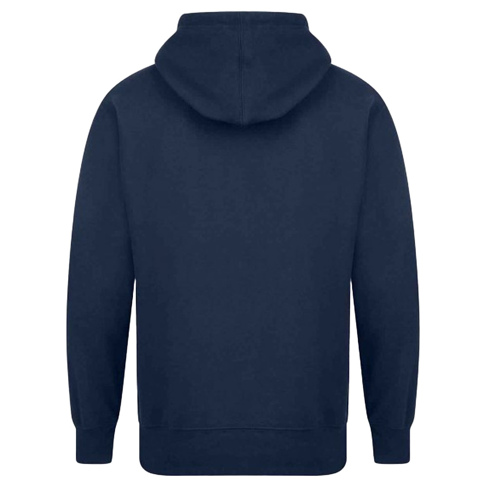 Dark Royal - Back - Casual Classics Mens Ringspun Cotton Hoodie