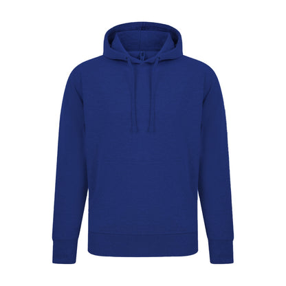 Cobalt - Front - Casual Classics Mens Ringspun Cotton Hoodie