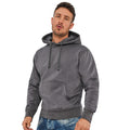 Charcoal - Side - Casual Classics Mens Ringspun Cotton Hoodie
