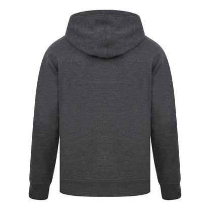 Dark Heather - Back - Casual Classics Mens Ringspun Cotton Hoodie