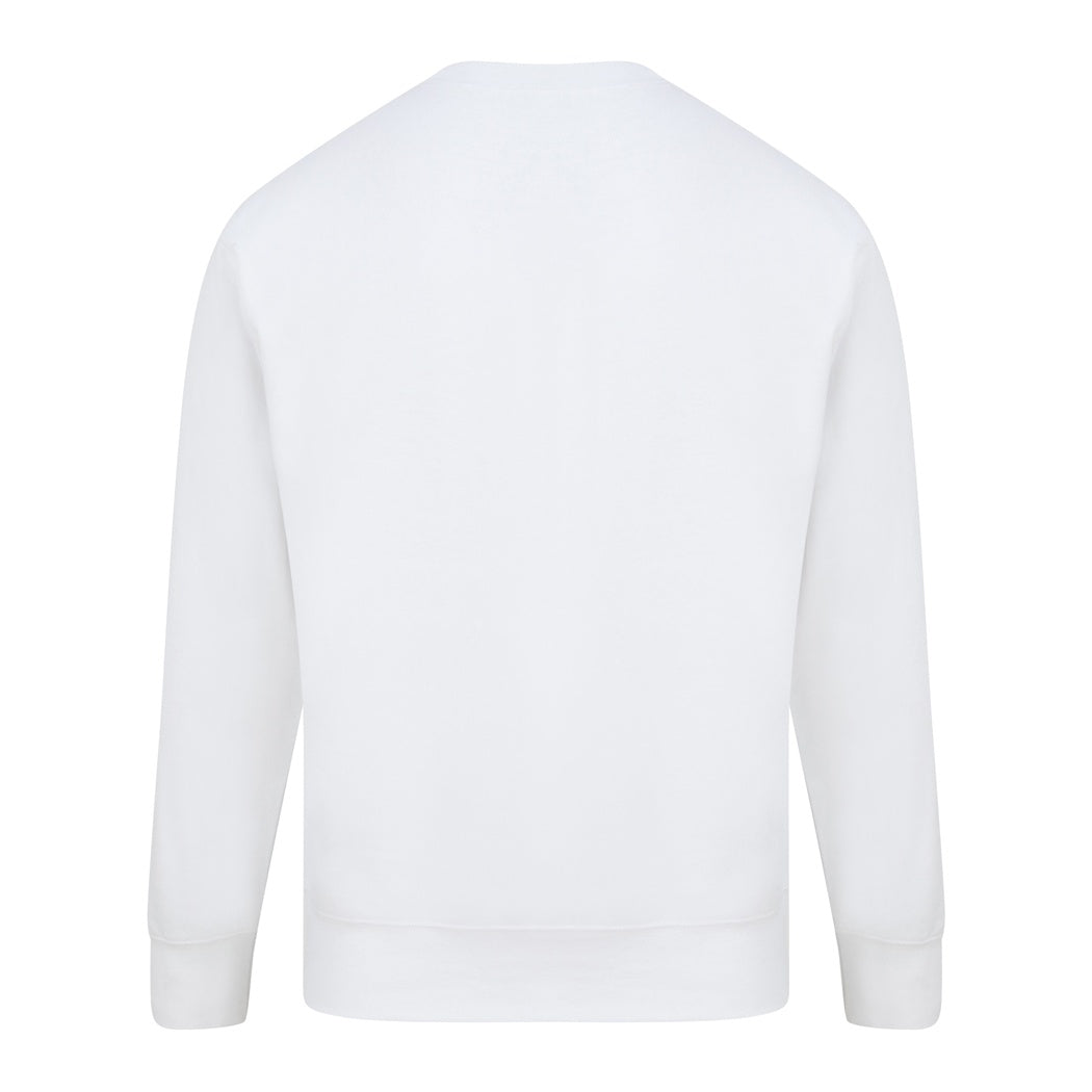 White - Back - Casual Classics Mens Sweatshirt