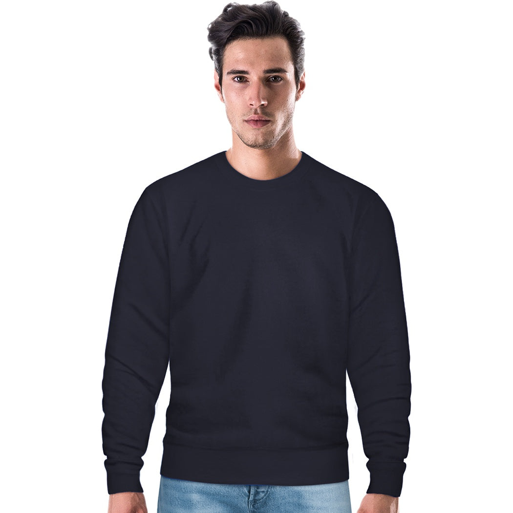 Navy - Back - Casual Classics Mens Sweatshirt