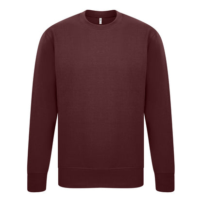 Maroon - Front - Casual Classics Mens Sweatshirt