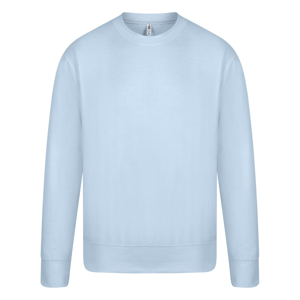 Light Blue - Front - Casual Classics Mens Sweatshirt
