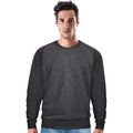 Dark Heather - Back - Casual Classics Mens Sweatshirt