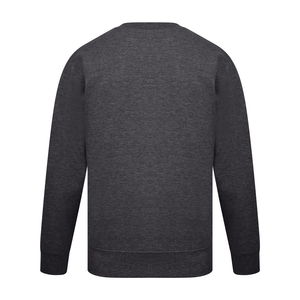 Dark Heather - Side - Casual Classics Mens Sweatshirt