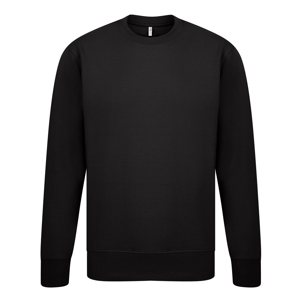 Black - Front - Casual Classics Mens Sweatshirt