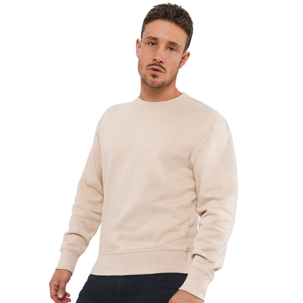Sand - Back - Casual Classics Mens Sweatshirt