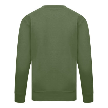 Military Green - Side - Casual Classics Mens Sweatshirt