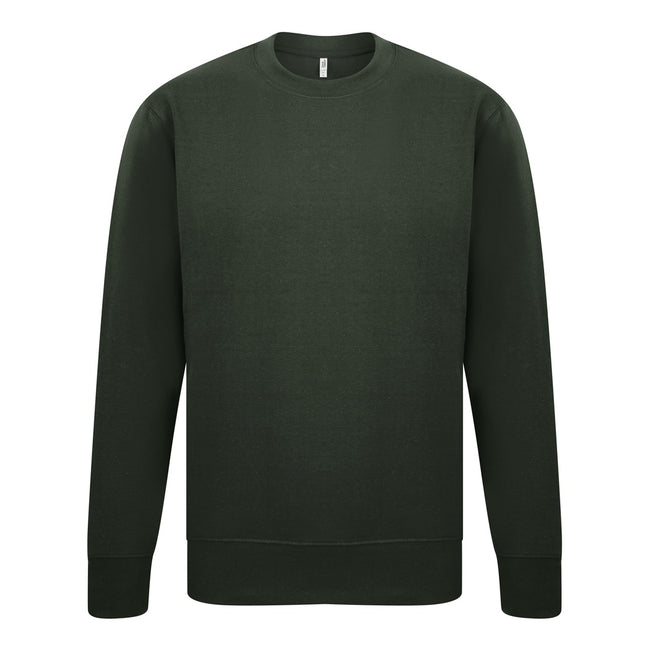 Forest Green - Front - Casual Classics Mens Sweatshirt