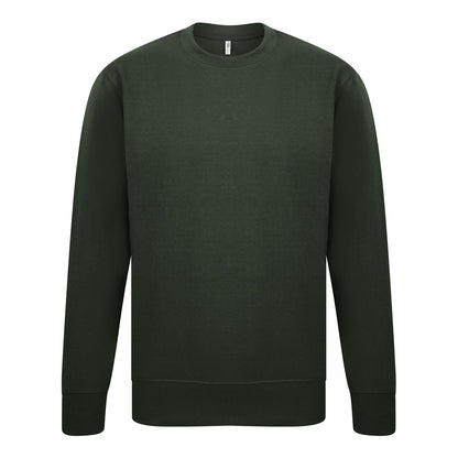 Forest Green - Front - Casual Classics Mens Sweatshirt
