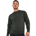Forest Green - Back - Casual Classics Mens Sweatshirt