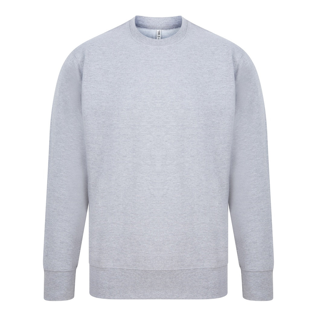 Sports Grey - Front - Casual Classics Mens Sweatshirt