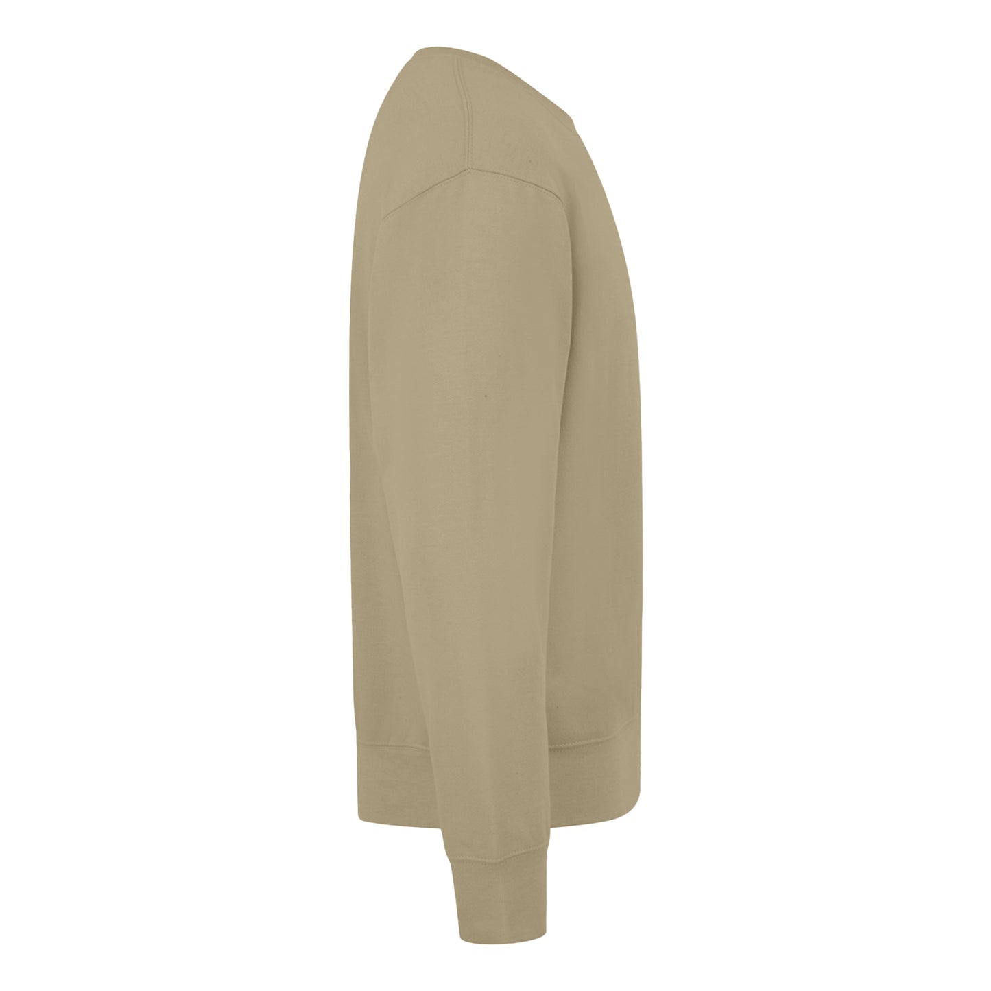 Ecru - Side - Casual Classics Mens Sweatshirt