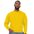 Yellow - Front - Casual Classics Mens Sweatshirt