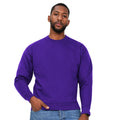 Purple - Front - Casual Classics Mens Sweatshirt