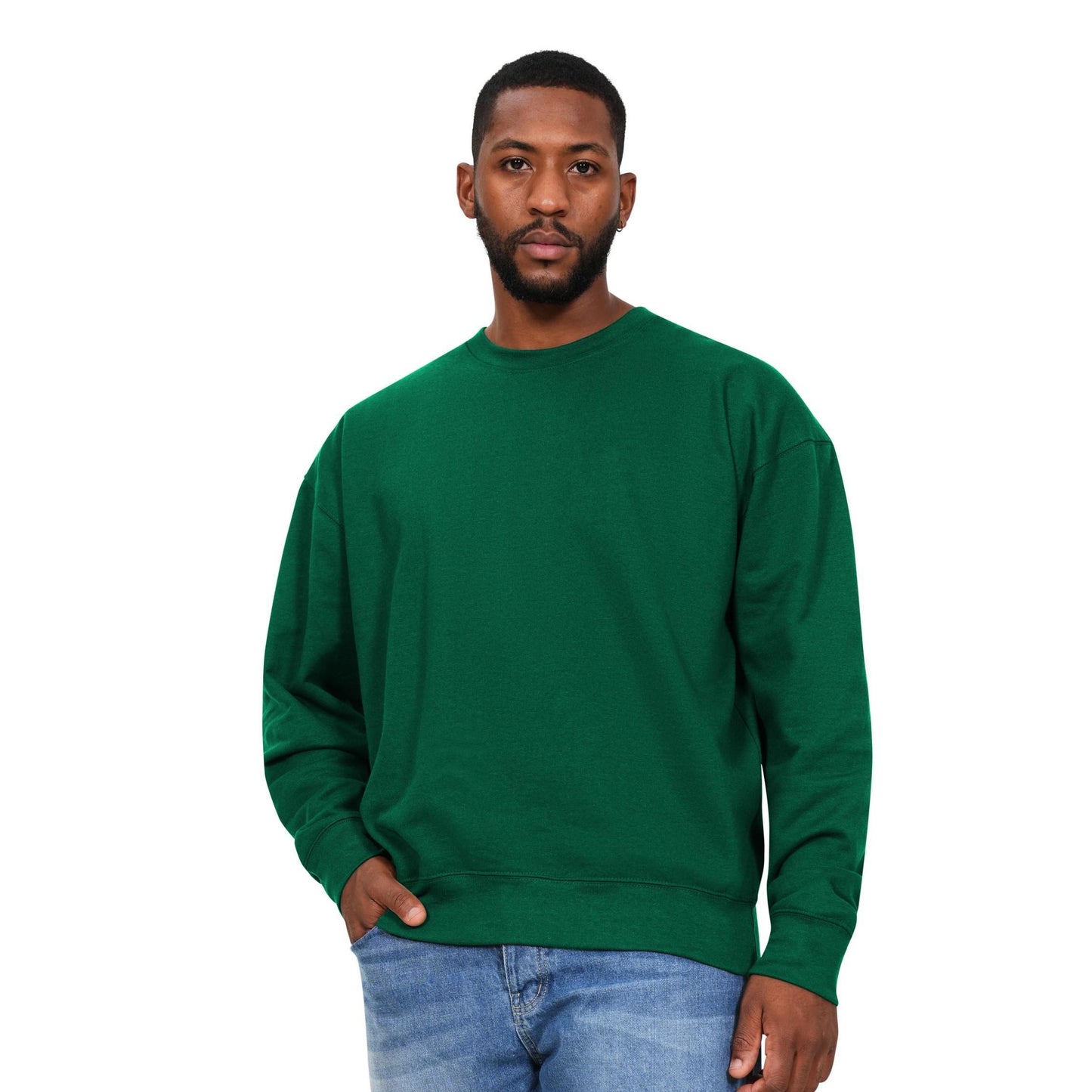 Dark Royal - Front - Casual Classics Mens Sweatshirt