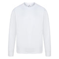 White - Front - Casual Classics Mens Sweatshirt