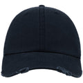 Navy - Front - Atlantis 6 Panel Baseball Cap