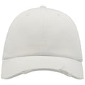 White - Front - Atlantis 6 Panel Baseball Cap