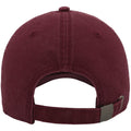 Burgundy - Back - Atlantis 6 Panel Baseball Cap