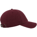 Burgundy - Side - Atlantis 6 Panel Baseball Cap