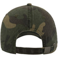 Camo Green - Back - Atlantis 6 Panel Baseball Cap