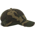 Camo Green - Side - Atlantis 6 Panel Baseball Cap