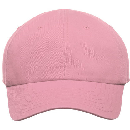 Pink - Front - Atlantis Childrens-Kids Fraser 6 Panel Organic Cotton Baseball Cap