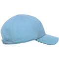 Columbia Blue - Side - Atlantis Childrens-Kids Fraser 6 Panel Organic Cotton Baseball Cap