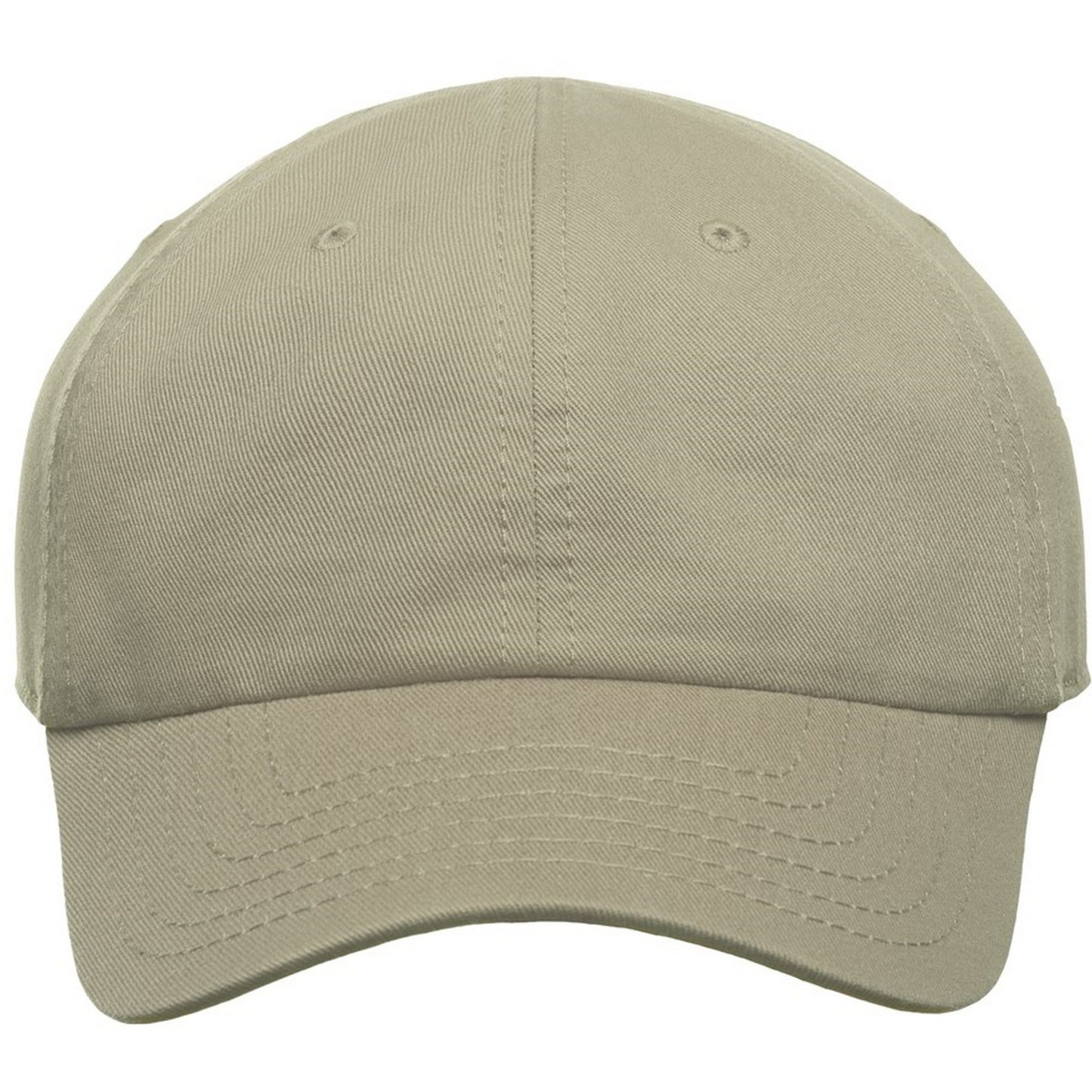 Khaki - Front - Atlantis Childrens-Kids Fraser 6 Panel Organic Cotton Baseball Cap