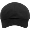 Black - Front - Atlantis Childrens-Kids Fraser 6 Panel Organic Cotton Baseball Cap
