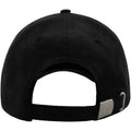 Black - Back - Atlantis Unisex Adult Fam 6 Panel Sueded Baseball Cap